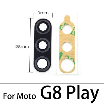 Naujas Galinio vaizdo Kameros Stiklo Motorola Moto G7 Galia G8 G9 Plius Z4 Z3 Žaisti X4 G8 galia Lite Galinio vaizdo Kamera, Stiklinis Lęšis Su Klijais