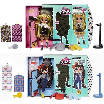 Originalus LOL Staigmena Lėlės, žaislai, Super Didelis Sesuo Išskirtinį Modeliavimas Lėlės Rinkinys Jungtinio Kilnojamojo Mergina Žaislą Dovanų Dėžutėje Omg Lėlės, Žaislai