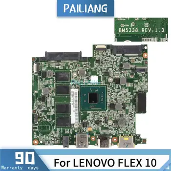 PAILIANG Nešiojamojo kompiuterio motininė plokštė LENOVO FLEX 10 Mainboard 69000115 BM5338 APS.1.3 IŠBANDYTI DDR3