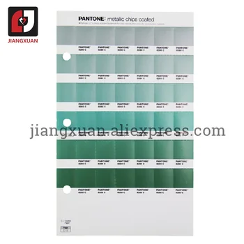 PANTONE Spalvų paletės GB1507 Premium Metallic Žetonų Padengtas Spalva Vadovas Tearable tipas pradėti su Color No. 8