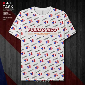 Puerto Rikas Riko PRI PR Quick Dry marškinėliai atsitiktinis sporto markių viršūnes mens Treniruotės trumparankoviai sporto vyrų vasaros drabužių