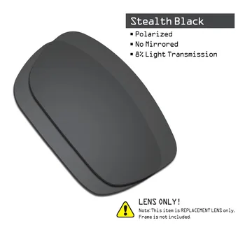 SmartVLT 2 Poros, Poliarizuota Akiniai Pakeitimas Objektyvai už Oakley Kritimo Taško Stealth Black ir Ugnies Raudona