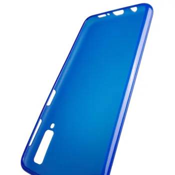 Ultra Plonas Saldainiai Spalvos Plonas Galinį Dangtelį Samsung Galaxy A7 A750 2018 Silikono TPU Minkštas Apsauginis Atsparus Įbrėžimams, Telefono dėklas