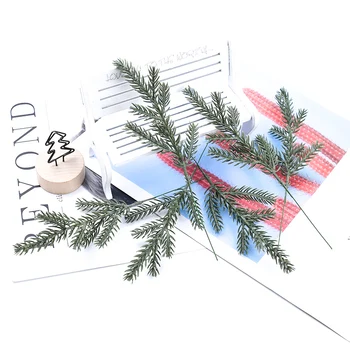 10 Vienetų kalėdinių eglučių dekoracijas, vestuvių Pušų spyglių floristics dovanos Gėlių kompozicijų Vazoninių augalų vazonų puošmena