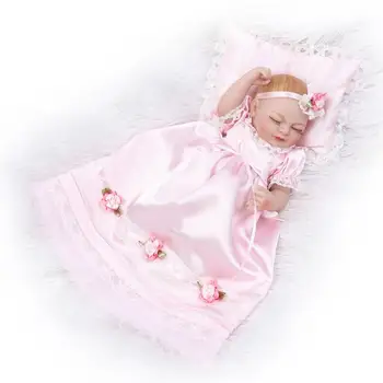 12Inch Visą Silikono Reborn Baby Doll Princesė Reborn Lėles Mergina Suknelė Kalėdų Dovanos Bonecas Gražių Žaislų Nemokamas Pristatymas