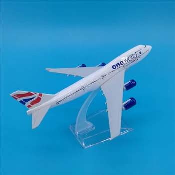 16cm Didžiosios Britanijos oro Linijų Lėktuvo Modelis 