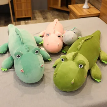 1pc 60-90cm Mielas naujų dinozaurų pliušinis žaislas Ilgai dinozaurų pagalvę animacinių filmų pliušinis driežas mielas vaikas, berniukas, berniukas kūdikio gimtadienio, kalėdų metu