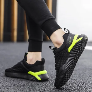 2020 m. vyriški batai rudenį nauja tendencija sportiniai bateliai šviesos bėgimo bateliai vyriški kvėpuojantis akių batai