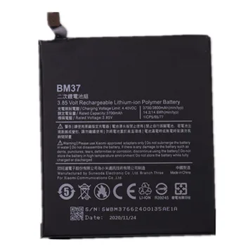 2020 metų BM37 3800mAh už Xiaomi Mi 5S Plius MI5S Plius Pakeitimas Baterijos Aukštos Kokybės Ličio Polimero Telefono Baterija