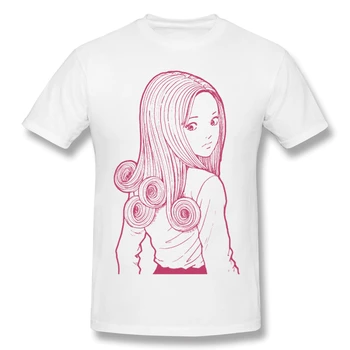 2021 Mados medvilnės marškinėliai Kirie (rosa)preta t uzumaki homme manga curta pura