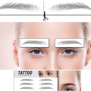 3D Antakių Tatuiruotė Lipdukas Plaukai-Kaip False Antakiai Vandeniui Antakių Lipdukai Makiažas Kosmetikos Siuvinėjimo Antakiai Lipdukas