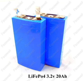 4pcs Prekės lifepo4 baterija 3.2 v 20ah elementų Aukšto nutekėjimo 100A lifepo4 20ah už ebike susisiekimas elektrinių įrankių 12v 20ah 