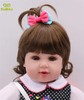 50CM žavinga lėlės reborn mergina vinilo silikono reborn baby lėlės Tikroviška Kūdikių naujagimių realus Bebes atgimsta menina bonecas