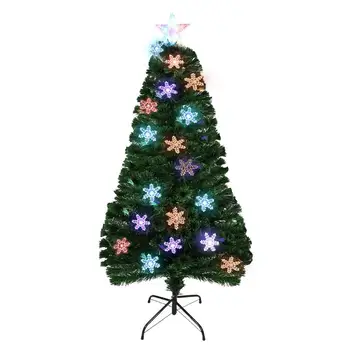 5ft/6ft/7ft/8ft Kalėdų Eglutė Dirbtinė Apdailos LED Šviesos su Kieto Metalo Kojos Namuose Kalėdos Kalėdų Vakarėlį Ornamentu