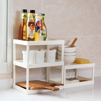 A1 Multi-layer darbalaukio stalčiuko plastikiniai virtuvės stovo vonios kosmetikos priemonių stalčiuko stalas lentyna wx11030955