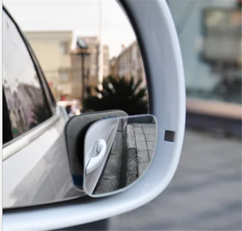 Auto dalys, mažas apvalus veidrodis automobilio galinio vaizdo veidrodis blind spot plataus kampo objektyvas Jeep Cherokee Renegade Wrangler Kompasas