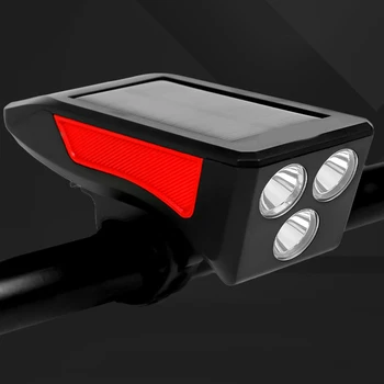 Dviračių Priekinių žibintų Komplektas USB Įkrovimo Smart priekinis žibintas su Ragų 400 Liumenų LED Dviračio Žibintas Dviračių Žibintuvėlis