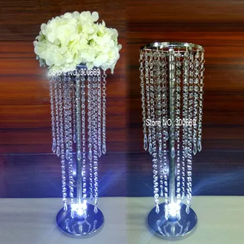 Gamyklos kaina 10vnt vestuvių akrilo kristalų kelių švino vestuvių stalo puošmena atveju šalis, vestuvių tortas dekoro gėlių stovas