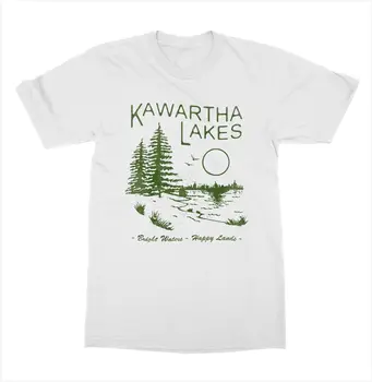Kawartha Ežerų Ontario Marškinėliai Name Salono Kanada Atostogų Stovyklos Lauko Lodge