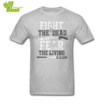 Kovoti Su Mirusiųjų Baimė Gyvenimo Negan Lucille Vyrų Marškinėliai Mados Klasikinis Viršūnes Vyrų Vasaros Medvilnės Tshirts The Walking Dead