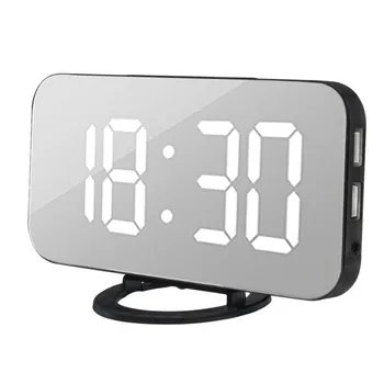 Led Skaitmeninis Laikrodis-Žadintuvas Su Usb Telefono Kroviklis Touch-activited Atidėjimo Namų Deco Reloj Despertador Kambarys Skaitmeninis Laikrodis