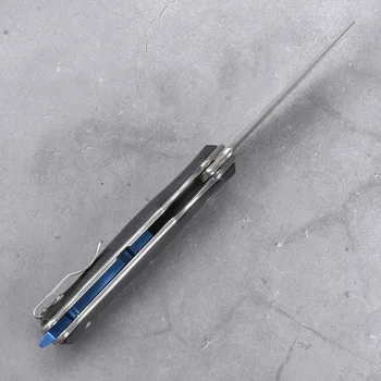LOVOCOO DF16 Flipper sulankstomas peilis guolių D2 ašmenys G10 Plieno rankenos lauko kempingas medžioklės kišenėje vaisių peilis EDC įrankiai