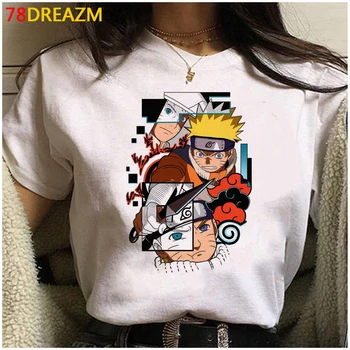 Naruto Akatsuki Itachi vasaros top marškinėliai vyrų balto print t shirt pora drabužių kawaii ulzzang