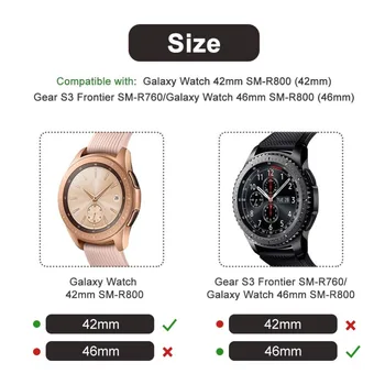 Naujas Case For Samsung Galaxy Žiūrėti 46mm 42mm Pavarų S3 pasienio Bendrosios paskirties bamperis smart watch priedai apsauginis dangtis