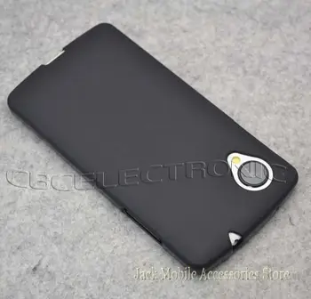 Naujas Juodos spalvos, TPU matinis Gelis odos atveju dangtelis LG Nexus 5