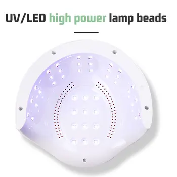 Naujausias Profesinės Didelės Galios LED Lempa Nagams 42 Led Greito Kietėjimo Gelio lenkijos Džiovinimo Lempa Nagams Džiovintuvas UV Lempa Už Manikiūro