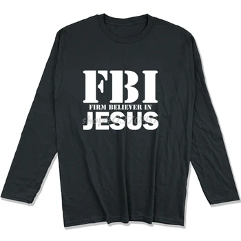 Pavasarį, rudenį Medvilnės marškinėliai Ftb jėzus ,Jėzus,krikščionių,dievas, Religija,juokingi Marškinėliai Kietas Viršūnes Tees Marškinėliai Harajuku Streetwear