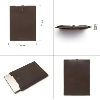 Prabangus Retro Karvės Odos Case Cover For ipad 10.2/10.5 Tablet Sleeve Nešiojamojo kompiuterio Dėklas Case Bag