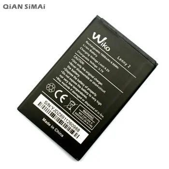 QiAN SiMAi 1800mAh Aukštos Kokybės Mobilus Telefonas Pakeitimo Li-ion Baterija Wiko Lenny 2 + Sekimo Kodas