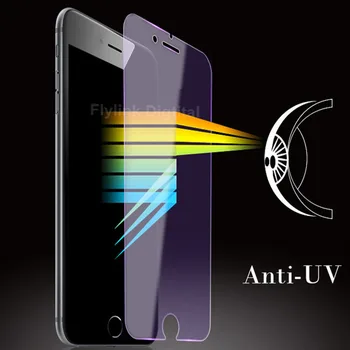 Regėjimo apsaugos grūdintas stiklas ant iphone 6 7 screen protector, stabdžių mėlyna šviesa iphone 6 6S 7 8 X X X X X S XR plus stiklo