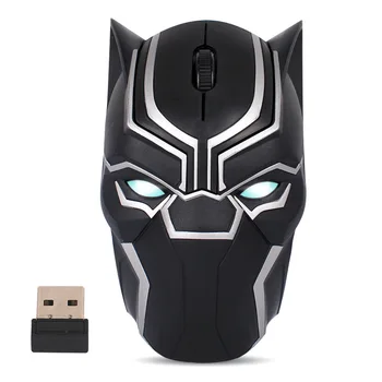 Stebuklas Keršytojas 3 Black Panther Kūrybos Belaidę Kompiuterio Pelę Žėrintis Žaidimų Kompiuterį Mose