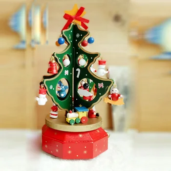 Sukasi medienos amatų oktavos langelį kalėdų eglutės papuošalus atostogų dovanos, kalėdų papuošalų 2