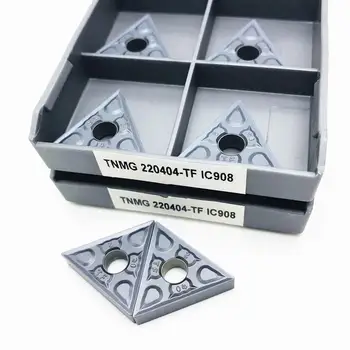 Tekinimo įrankis TNMG220404 TF IC907 TNMG220404 TF IC908 Aukštos kokybės karbido tekinimo įrankių dalys Frezavimo CNC cutter pjovimo įrankis TNMG