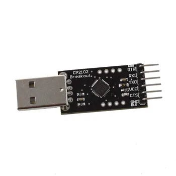 USB TTL Konverterio Modulis su įmontuotu CP2102