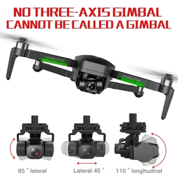 Už Žvėris SG906 Pro 2 Brushless Variklis su 3-Ašis Gimbal GPS 5G WIFI FPV Profesionalus 4K Fotoaparato RC Drone Quadcopter Dron PRO2