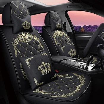 Visiška linų pluošto automobilių sėdynės padengti automobilių sėdynės apima Toyota auris corolla 