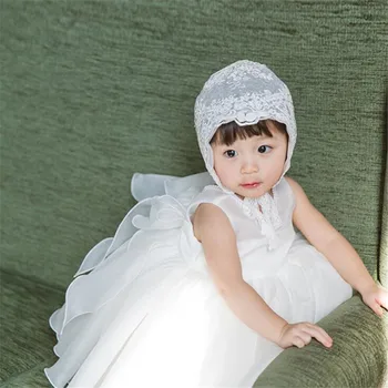 Šalis Ir Vestuvių Merginos Nėrinių Suknelė Princesė 1-ojo Gimtadienio Kūdikių Suknelė Mergina Kūdikių Krikšto Suknelė Bamblys Merginos Kamuolys Suknelė