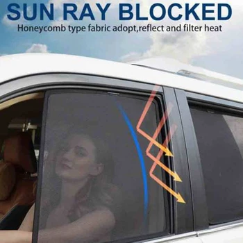 Šoniniai Langai Magnetinės Saulės Šešėlyje UV Apsauga Ray Blokavimo Akių Skydelis Tinka Hyundai Ix45-2018