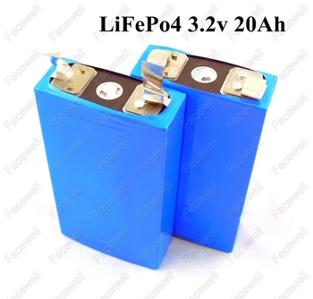 4pcs Prekės lifepo4 baterija 3.2 v 20ah elementų Aukšto nutekėjimo 100A lifepo4 20ah už ebike susisiekimas elektrinių įrankių 12v 20ah 