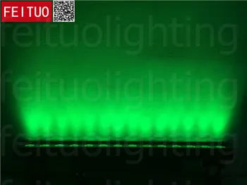 6pcs/daug COB LED Siena Plovimo 14x30w Lauko Apšvietimas RGB 3IN1 IP65 Potvynių Šviesos DMX Dot Kontrolės Sienos Plovimo Šviesa