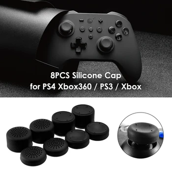 8x Nykščio Stick Spaustuvai, Apima Lengvas Žaidimas, Žaisti Elementai PS4/Xbox 360/PS3/Xbox Valdytojas Apsauginius Dangtelius