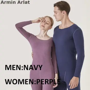 Armin Arlat Šilumos Apatiniai Seksualus Moterų Artimieji Žieminiai Drabužiai, Šiltas Kombinezonas Ilgomis Rankovėmis Žiemos Liggings Thermo Undershirt