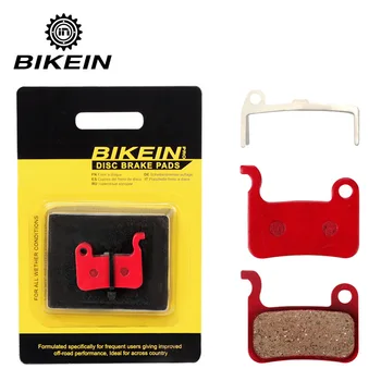 BIKEIN MTB dviračių dervos diskas stabdžių trinkelės, 4 poros, Shimano Deore M596 M595 M535 SLX M665 XT M775 / 776/765 XTR M975 M966 M965