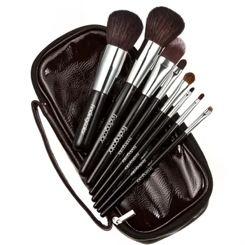 Deluxe 8 Vnt Kosmetika Milteliai Skaistalai Lūpų Šepečiai Nustatyti Makiažas Įrankiai su maišeliu