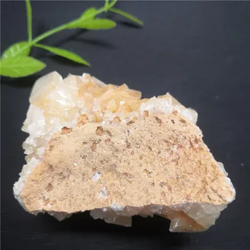 Gražus natūralus geltonos kalcitas grupių rupi mineralinių mėginių kvarco kristalų gėlių Reiki Healing žuvų bako Apdailos 127G
