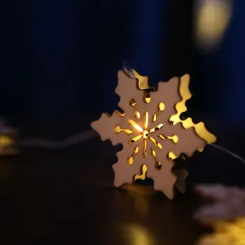Kalėdų LED String Žibintai su Medžio Ornamentas iš Originalaus Dizaino Gamintojas Birių Kad Didmeninės LED Angel Heart Dekoro 2A